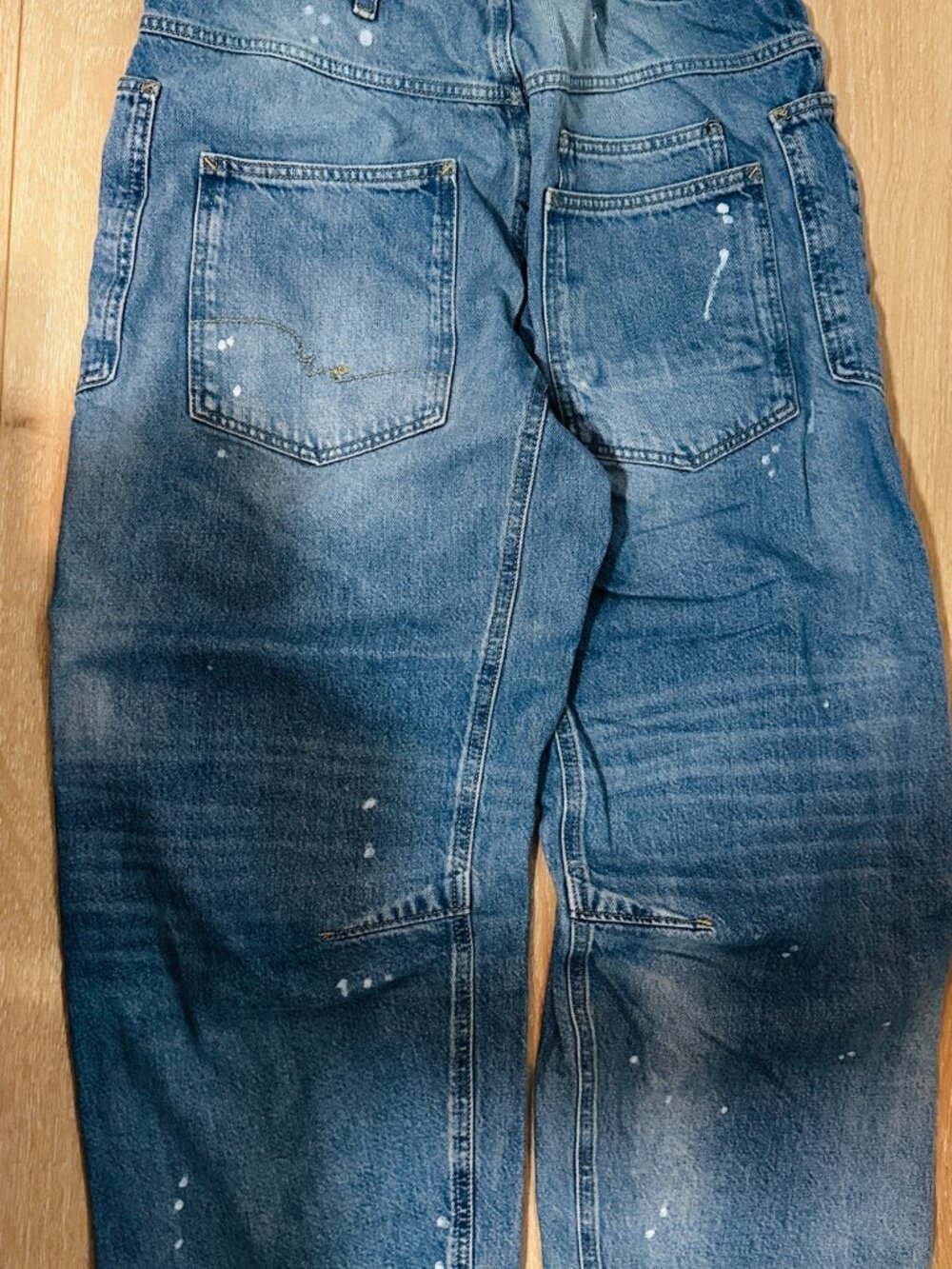 We The Free Paint Splatter Jeans 28